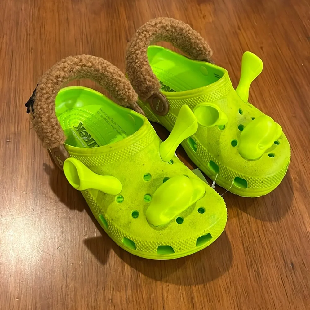 Crocs X Shrek Clogs Shoes new Boys Girls Kids Size 13 - C13